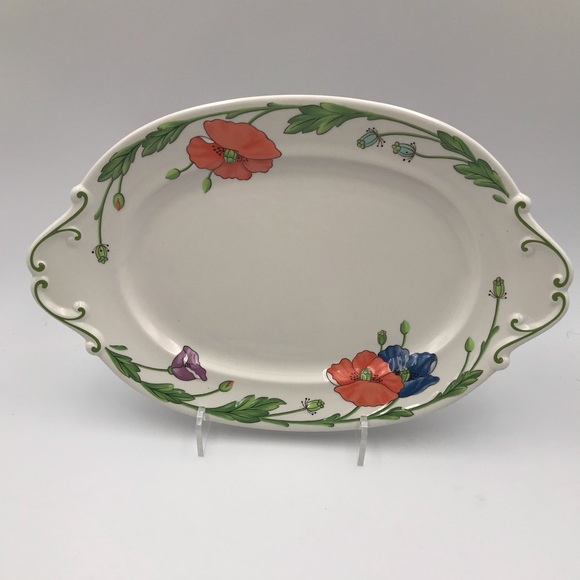 NEW Villeroy Boch Amapola14 Oval Serving Platter
